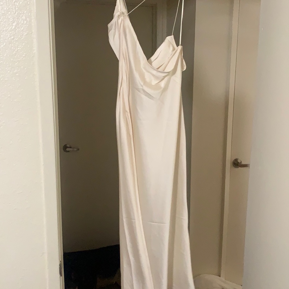 Ivory midi dress
